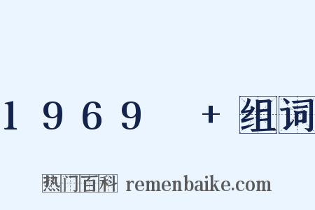 1969～+组词是什么意思的图片